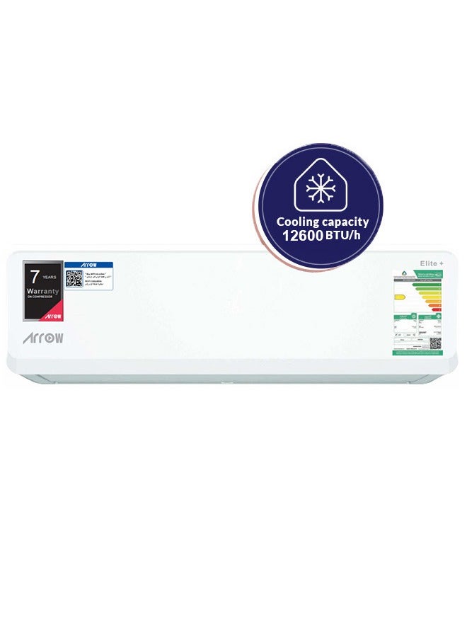 Arrow 12,600 BTU Cooling Only Split AC, Wi-Fi Compatible, Rotary Compressor, 850 m³/h Indoor Airflow, 46/40/33 dB(A Noise Level, White Color | Model Name: RO-12SCD-C  - Image 4