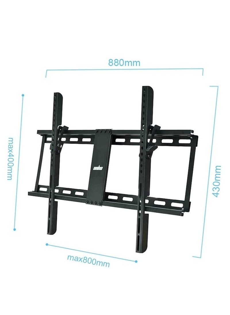 Generic 32-85" TV Wall Mount Bracket: Tilt Ultra Slim Fixed TV Mount for LED LCD OLED Plasma TVs with Spirit Level Super Strong 132 lbs Weight Capacity VESA up to 800 x 400  - Image 5