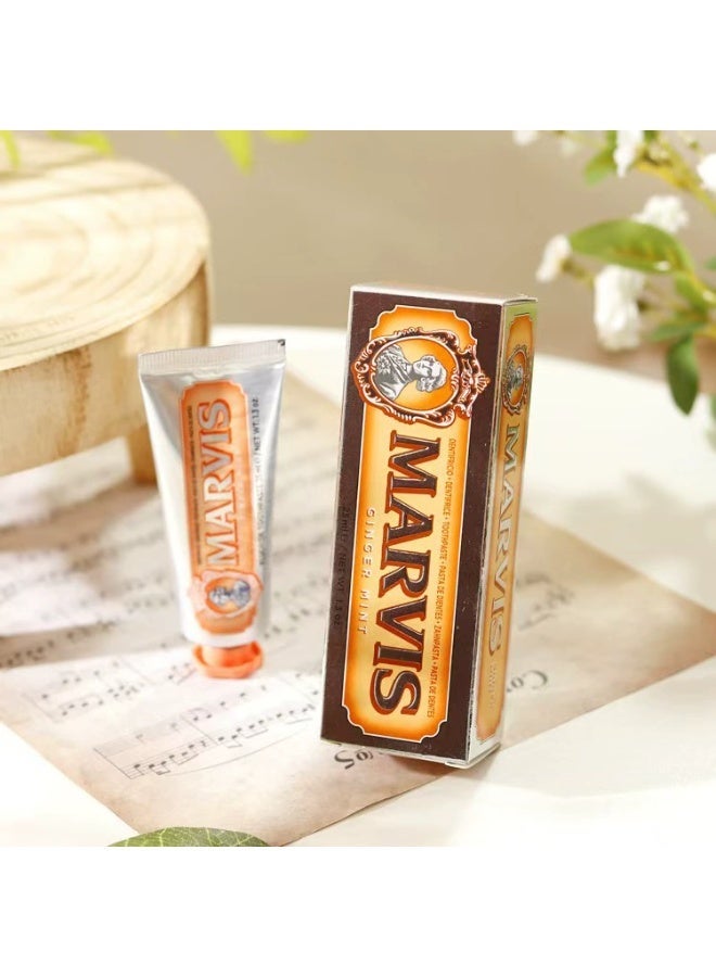 Marvis 2 pcs in 1 set Ginger Mint Toothpaste 25ml - Image 3