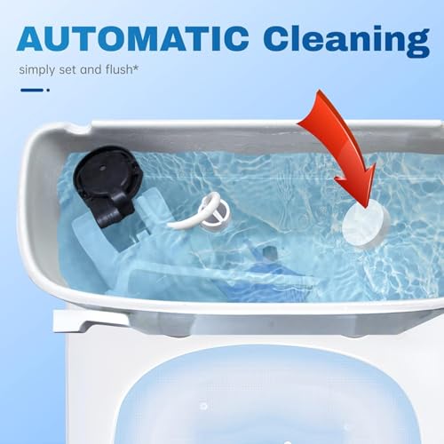 Vacplus Toilet Bowl Cleaner Tablets 40 PACK, Automatic Cleaners with Bleach, Slow-Releasing Toilet Tank Cleaners for Deodorizing & Descaling, Household Toilet Cleaners against Tough Stains - Image 5