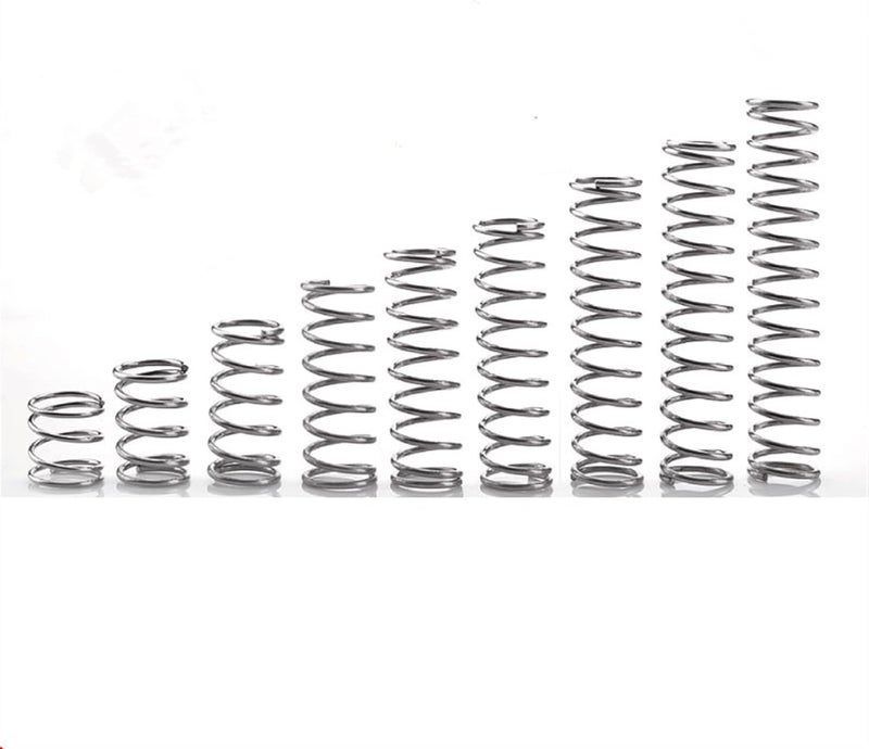 20pcs/lot 0.6mm Stainless Steel Micro Small Compression Spring OD 4mm/5mm/6mm/7mm/8mm Length 10-50mm, and Durable(8mm,30mm) - Image 1
