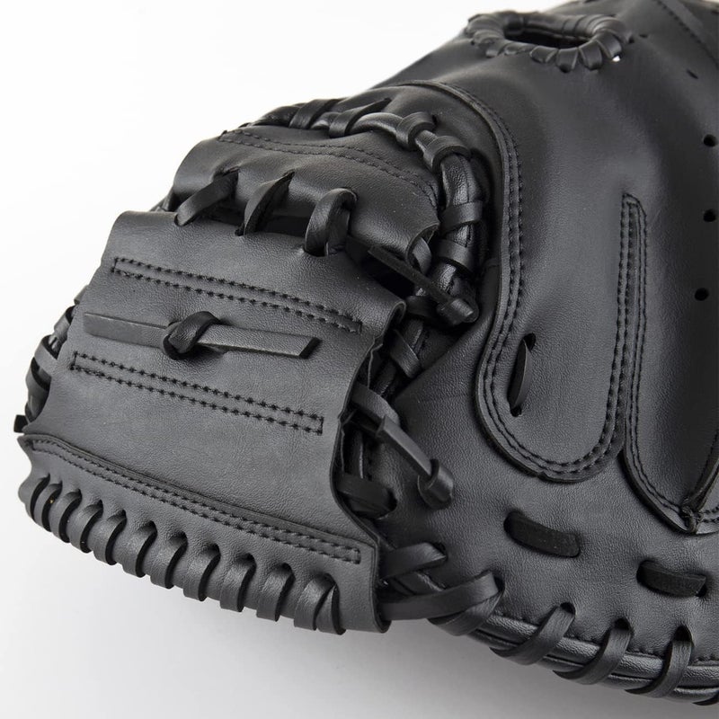 Gracfulcub Baseball Catcher Glove,Softball Catcher's Mitt for Kid Youth Aldult Baseball Training,Comfortable Durable,Left Hand Glove (Black, 33 Inch) - Image 4