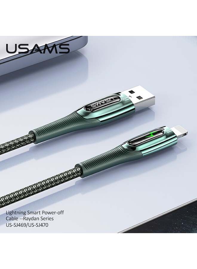 NIBEMINENT Fast Mobile Phone Charger Type-C to iPhone Data Cable 20W Green - Image 3