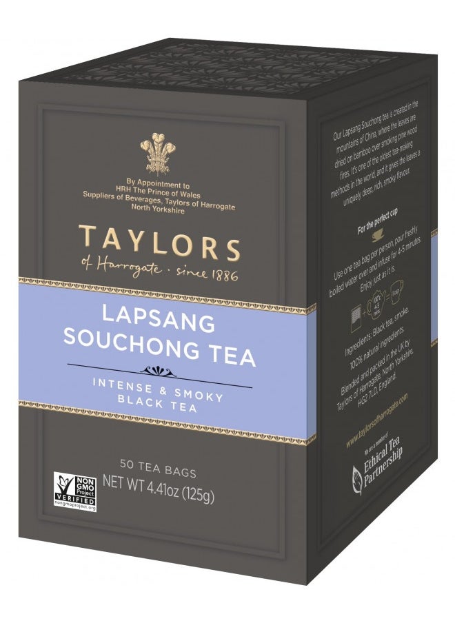 Taylors Of Harrogate Taylors Of Harrogate Lapsang Souchong, 50 Teabags  - Image 3