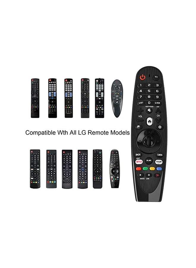 جهاز التحكم عن بعد لتلفزيون LG الذكي Magic Remote (بدون وظيفة صوتية ولا وظيفة مؤشر) متوافق مع جميع موديلات تلفزيون LG