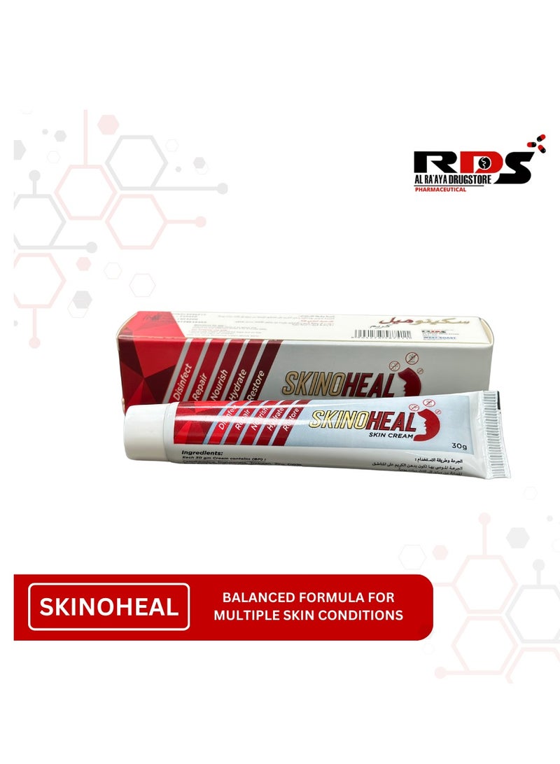 Skinoheal Skin Cream for Dermatitis, Eczema, Skin Cracks, Skin Rash, Pimple 30g