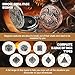 Banloga DD Dice Set7PCS Metal Dice for Dungeons and DragonsMini Dice Set with Pocket Watch CaseRole Playing Board Games Accessories Dragon Ancient Silver - Image 4