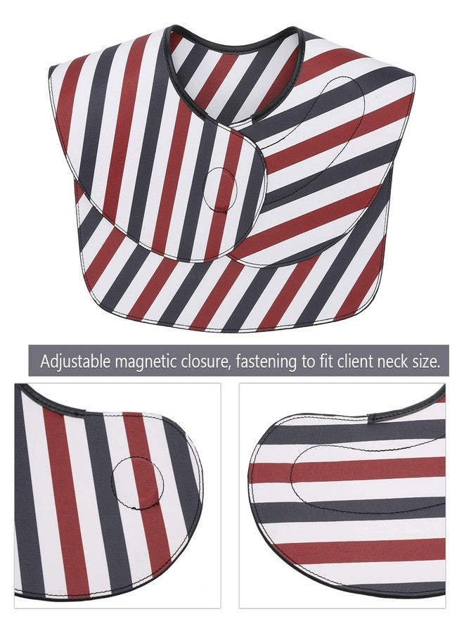 Salon Cutting Collar,Anti-static, Anti-corrosion,Waterproof with Adjustable Magnetic Closure Hair Cutting Cape Non-Slip Neck Wrap for Hairdressing,Dye or Repair (Red) - Image 3
