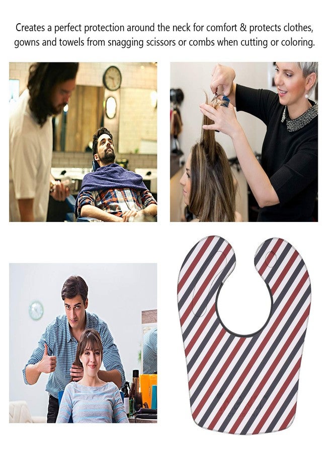 Salon Cutting Collar,Anti-static, Anti-corrosion,Waterproof with Adjustable Magnetic Closure Hair Cutting Cape Non-Slip Neck Wrap for Hairdressing,Dye or Repair (Red) - Image 4