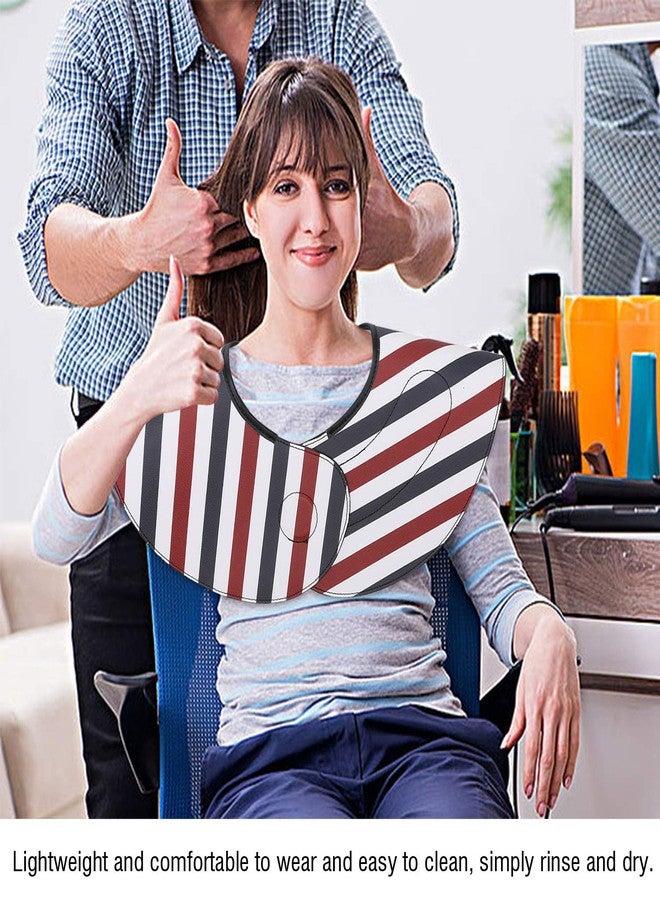 Salon Cutting Collar,Anti-static, Anti-corrosion,Waterproof with Adjustable Magnetic Closure Hair Cutting Cape Non-Slip Neck Wrap for Hairdressing,Dye or Repair (Red) - Image 5