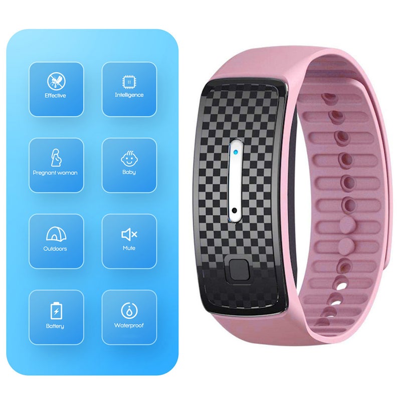 Portable Electronic Mosquito Repeller Repeller Control Bracelets Bug Insect Protection Wristband for Kids& Adults - Image 2