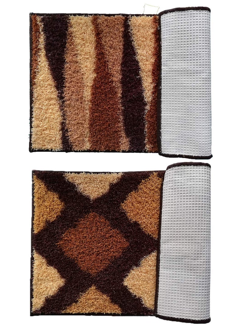 Athom Trendz Soft Anti Slip Easy Home Bath Mat, 38 X 58 Cm, Multicolour - Image 3