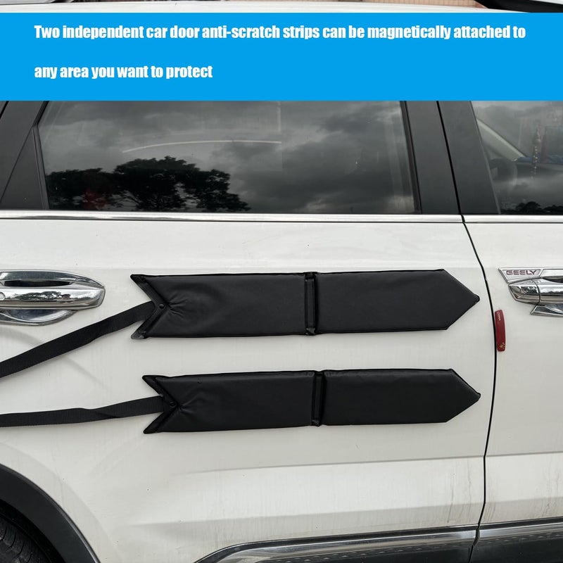 ROWA Rowa Magnetic Car Door Protector, Door Dent Ding and Scratch Protector for Vehicles, Built in Multiple Powerful Magnets, Waterproof Surface for All Weather.  - Image 5