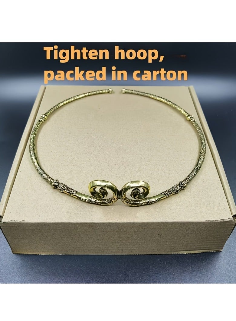 EVEREEN Sun Wukong Inspired Metal Headband - Traditional Chinese Style, No Batteries Required, Featherless - Perfect for Parties & Events - Image 3