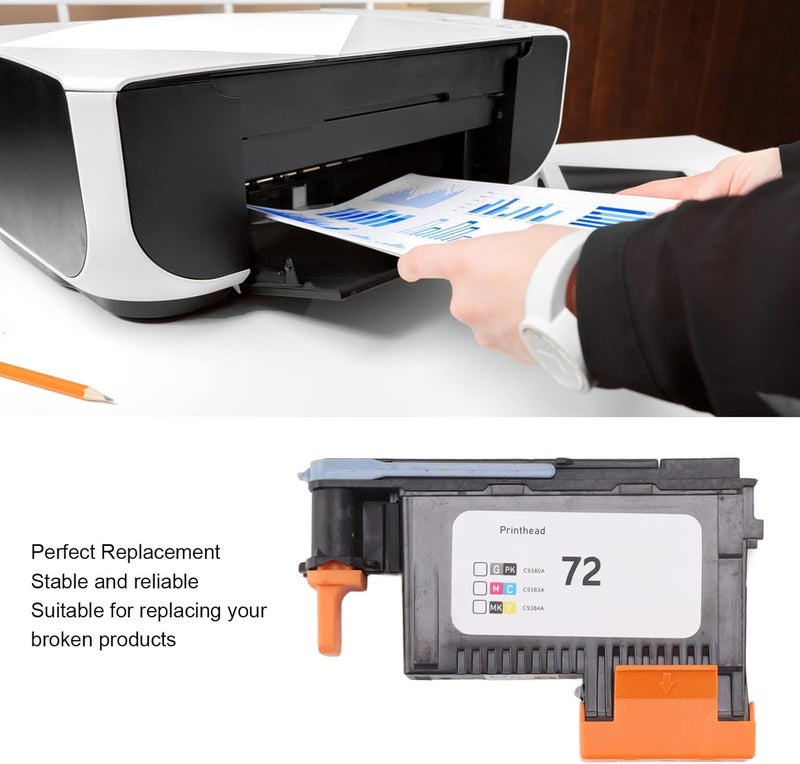 Zerodis Edible Printer Ink Paper, 72 Printer Printer Lightweight Printer Replacement Parts for T770 T790 T795 T1100 T1300 T2300 MK Y Printer Printer - Image 3