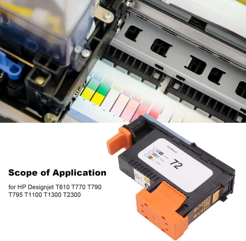 Zerodis Edible Printer Ink Paper, 72 Printer Printer Lightweight Printer Replacement Parts for T770 T790 T795 T1100 T1300 T2300 MK Y Printer Printer - Image 2