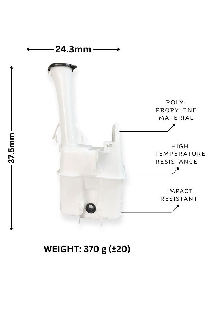 SNH Windshield Washer Tank, OEM No. 8531513040, For Toyota Corolla (2004) - Image 1