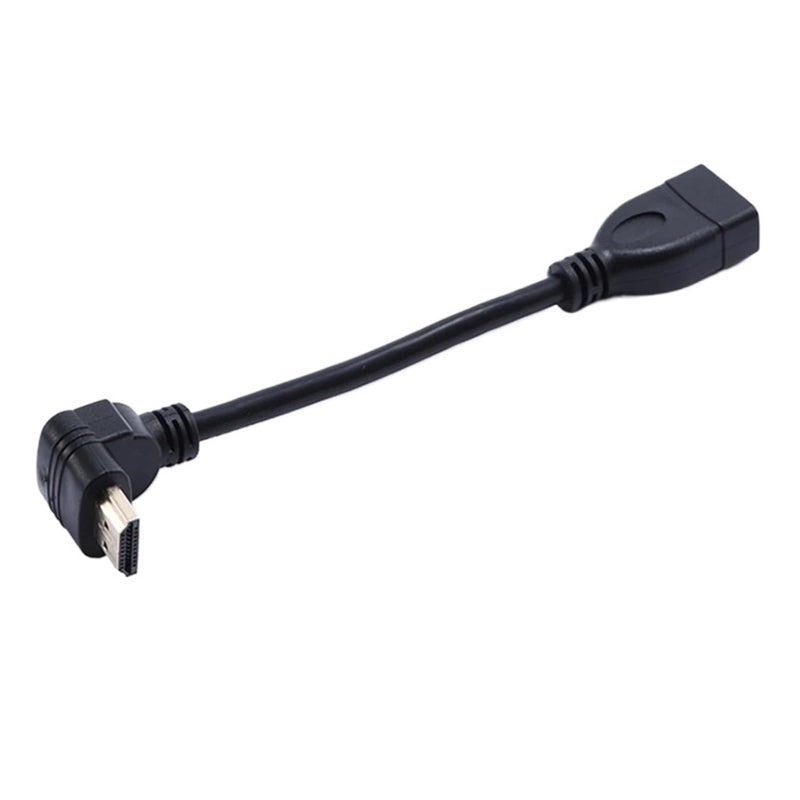 كابل تمديد HDMI بزاوية 90 درجة لأعلى 0.15 متر لأجهزة تلفزيون HDTV وشاشات الكمبيوتر بدقة 4K - Image 2