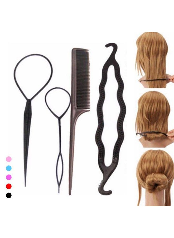 FOK Hair Accessories For Briads Black (Set Of 4) - Image 2