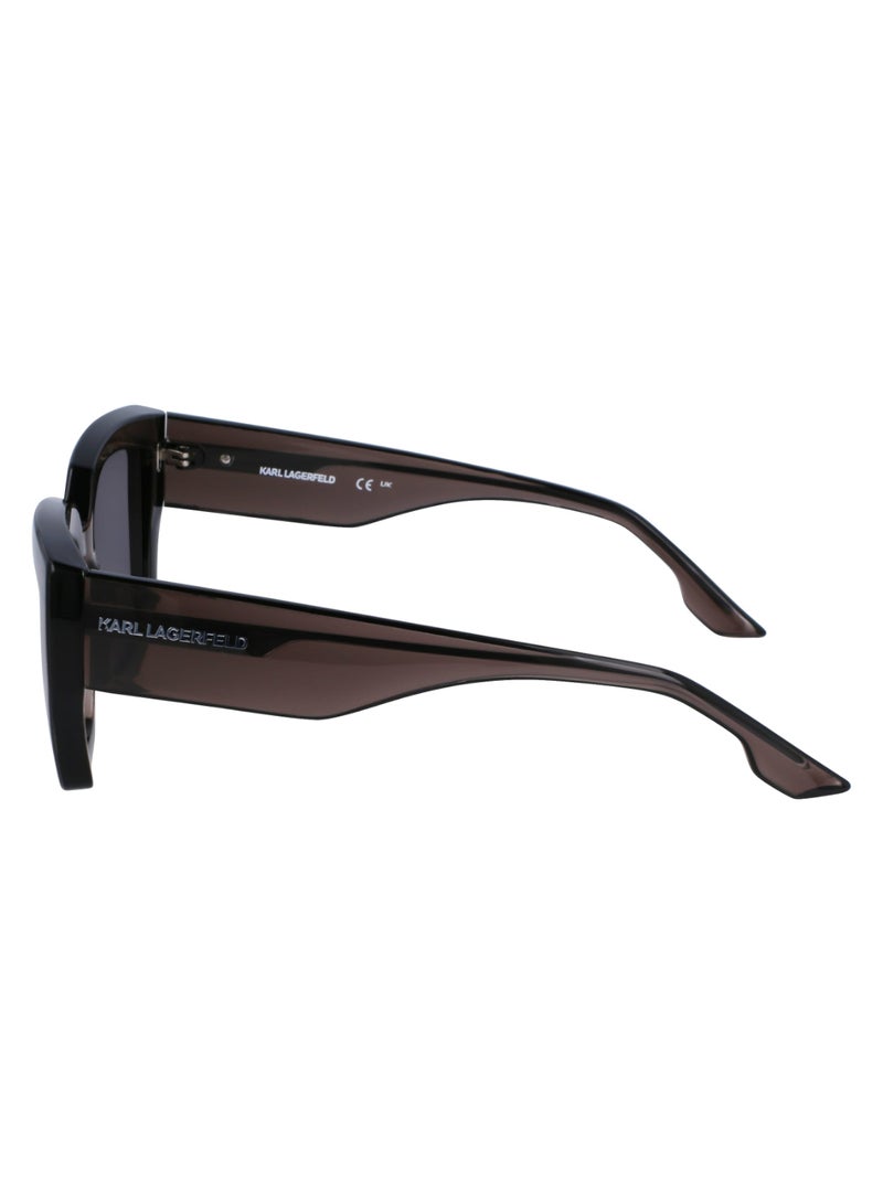 Karl Lagerfeld نظارات شمسية كاملة الإطار حقن CP حقن كارل لاغرفيلد KL6143S 5320 (020) رمادي - Image 4