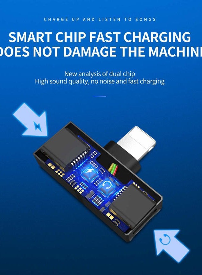 Zoyuzan Lightning to Audio Adapter, 4 in 1 Functionality, Compatible with iPhone 7 and Up, iPad and iPod, Copper Wire Audio Output, 12-Month Warranty - Image 4