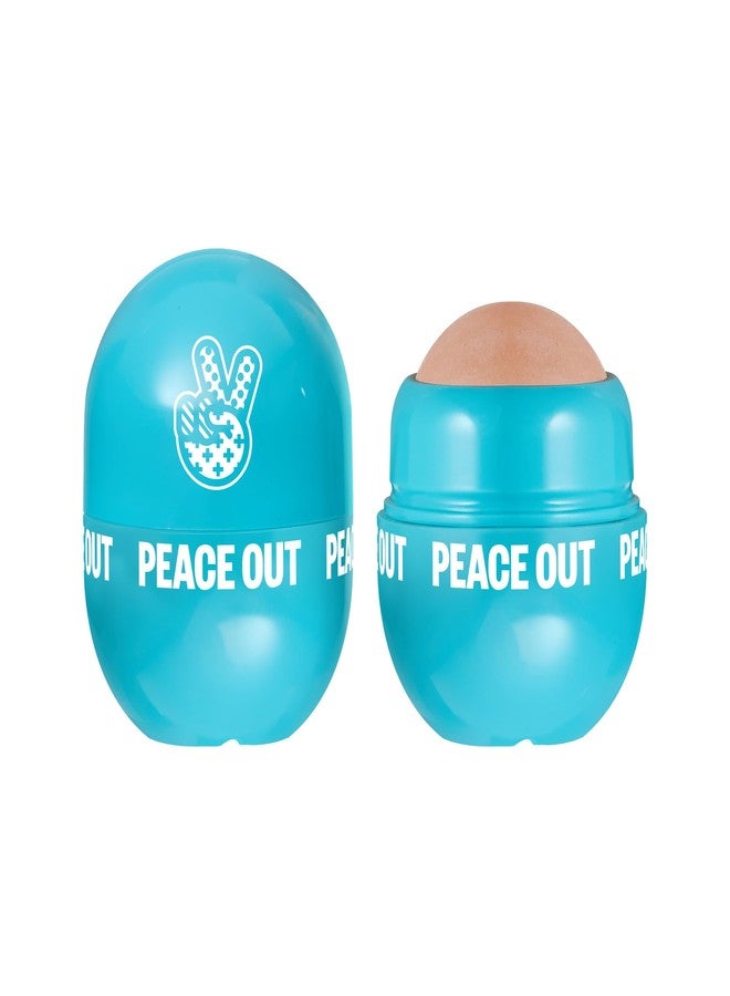 PEACE OUT Skincare Instant Oil Control Roller for Face, On-the-Go Oil Absorbing Shine Control with Halloysite Clay - Image 1