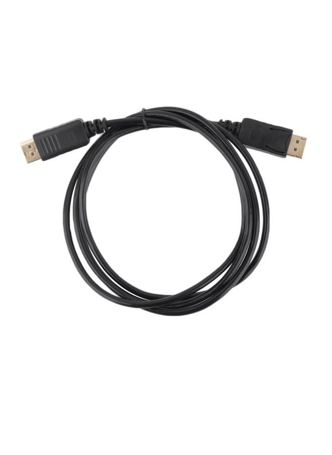 Generic DisplayPort to DisplayPort Cable Adapter Black  - Image 4