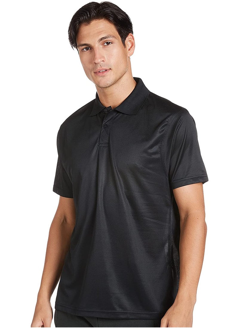 SANTHOME Men's All Day Fresh Half Sleeve Dryfit Polo T-Shirt with UV Protection  - Image 1
