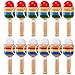 Cididu 12 Pcs Wooden Catch Ball Game Mini Wood Ball Catching with String Cup Vintage Catch Toys for Kids Novelty Fun Party Games for Lawn Camping Beach Hand Eye Coordination Educational Game - Image 2