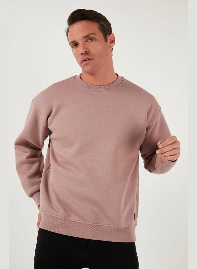 Buratti  Buratti Regular Fit Crew Neck Cotton Fleece Lined Soft Brushed Sweatshirt Men's SWEAT 5905255 for Men | Best Price UAE
