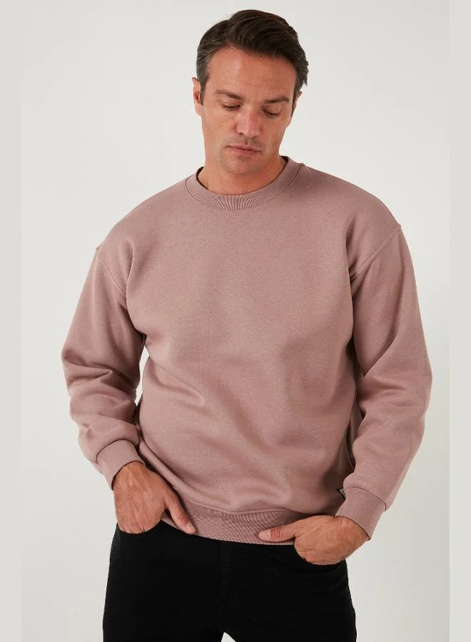 Buratti Regular Fit Crew Neck Cotton Fleece Lined Soft Brushed Sweatshirt Men's SWEAT 5905255
