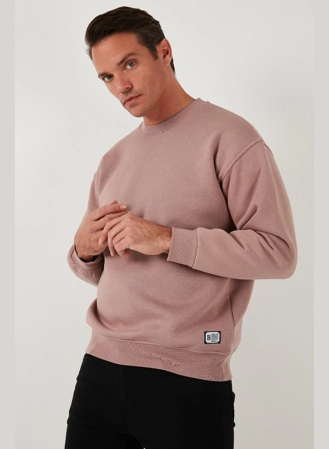 Buratti  Buratti Regular Fit Crew Neck Cotton Fleece Lined Soft Brushed Sweatshirt Men's SWEAT 5905255 for Men | Best Price UAE