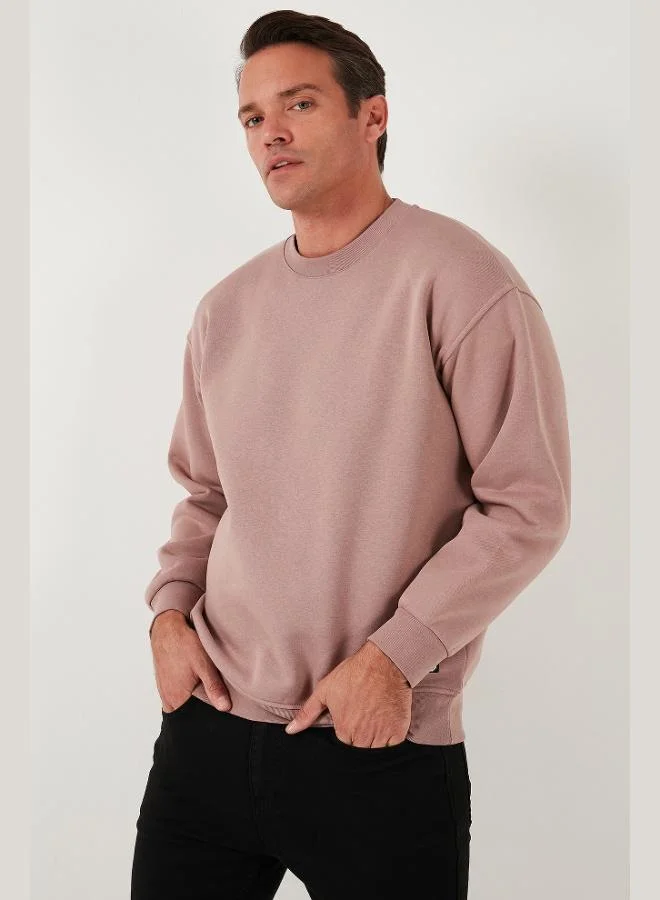 Buratti  Buratti Regular Fit Crew Neck Cotton Fleece Lined Soft Brushed Sweatshirt Men's SWEAT 5905255 for Men | Best Price UAE