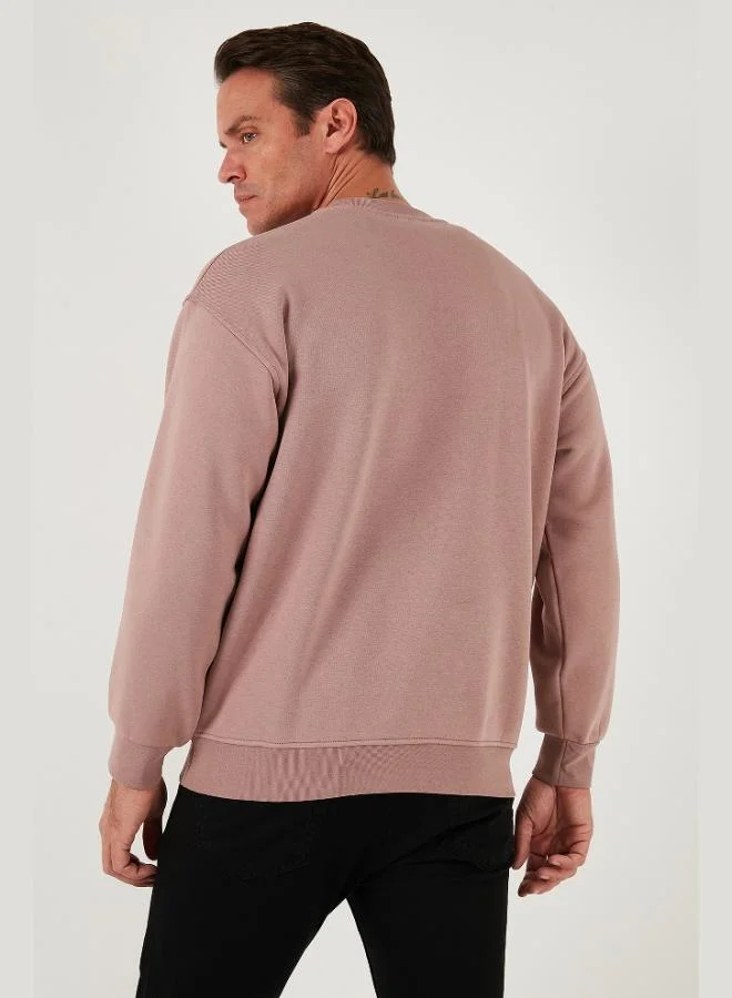 Buratti  Buratti Regular Fit Crew Neck Cotton Fleece Lined Soft Brushed Sweatshirt Men's SWEAT 5905255 for Men | Best Price UAE