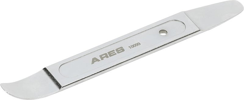 ARES 10099 - Compact Double End Metal Skin Wedge Prybar Tool - Durable Prybar Removes Trim, Paneling, Fasteners, and More - Compact Design with Curved and Straight Ends for Increased Versatility - Image 1