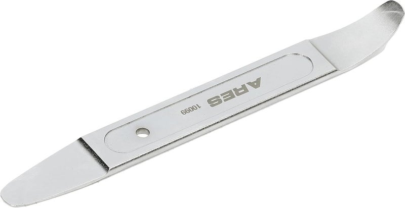 ARES 10099 - Compact Double End Metal Skin Wedge Prybar Tool - Durable Prybar Removes Trim, Paneling, Fasteners, and More - Compact Design with Curved and Straight Ends for Increased Versatility - Image 4