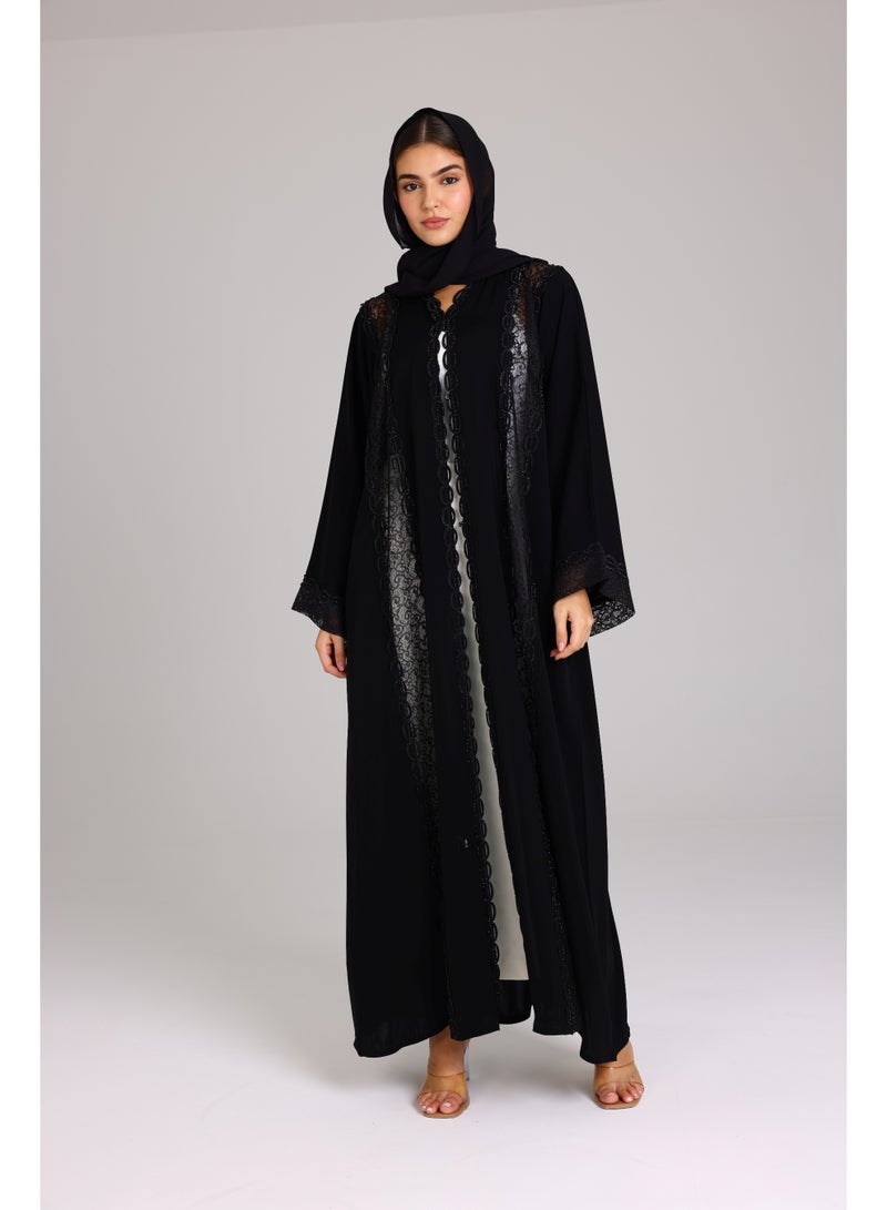 اكسا عباية تفاصيل لاسيه انيقة - Image 1