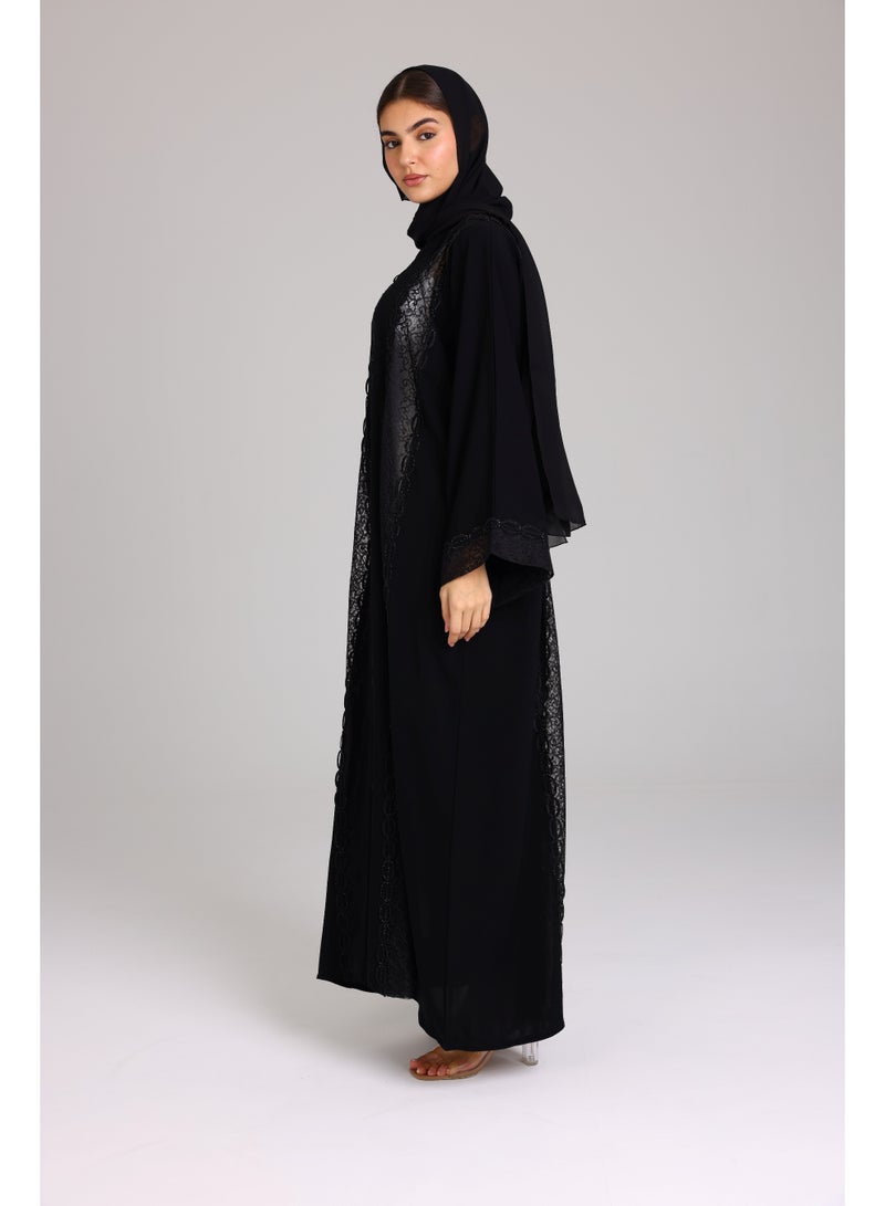 اكسا عباية تفاصيل لاسيه انيقة - Image 3