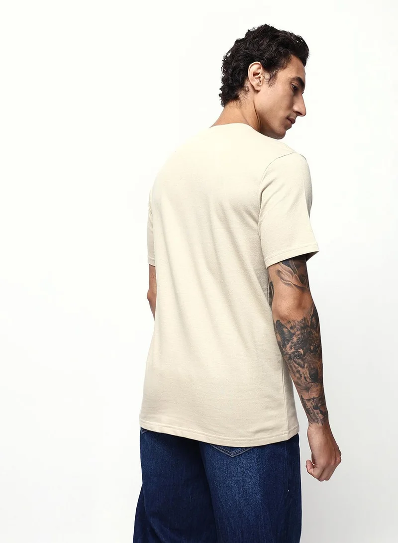 Dennis Lingo Men's Putty 100% Cotton Relaxed T-Shirt