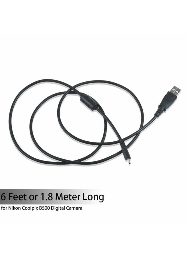 Blacell Eeejumpe USB Cable for Nikon Coolpix B500 Digital Camera, and USB Computer Cord for Nikon Coolpix B500 Digital Camera, Gold Plated,W/Ferrite, 6 Feet or 1.8 Meter Long - Image 3