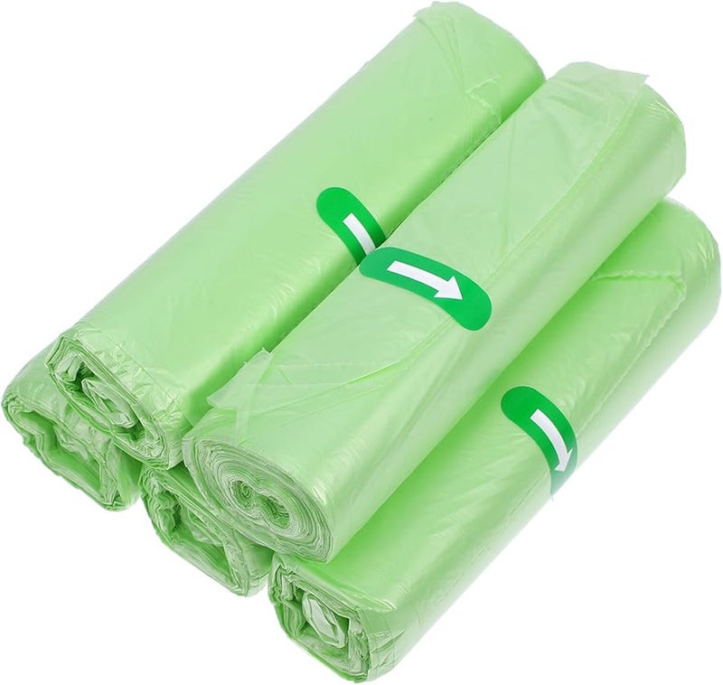 أكياس قمامة مطبخية ثقيلة 13 جالون - بطانة سلة المهملات الصديقة للبيئة الملونة - Image 1