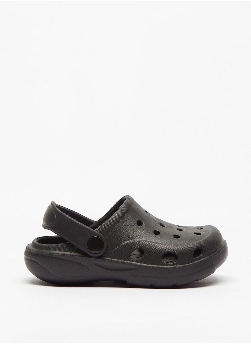 shoexpress - Textured Clogs with Back Strap - Image 1