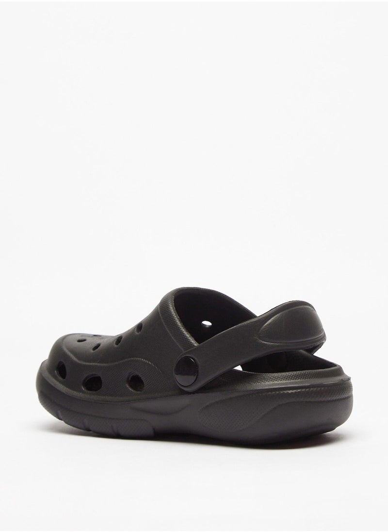 shoexpress - Textured Clogs with Back Strap - Image 1
