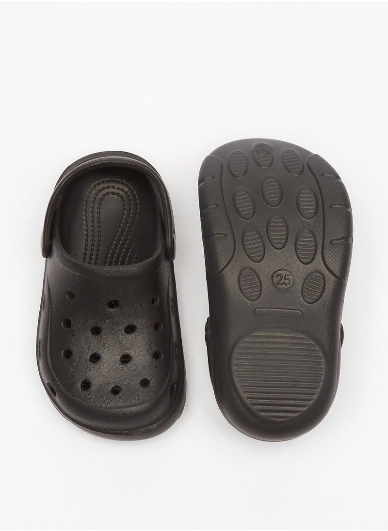 shoexpress - Textured Clogs with Back Strap - Image 1