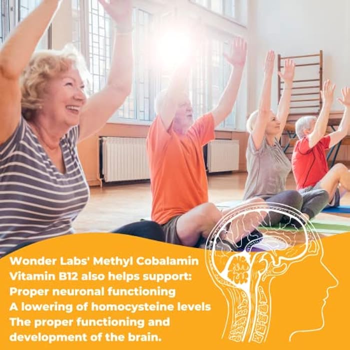 Wonder Laboratories Maximum Strength Methylcobalamin Vitamin B-12, Sublingual Vitamin B-12 5,000mcg 3rd Party Tested for Purity and Potency- 120 Tablets - Image 4