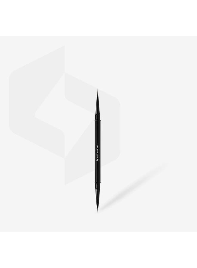 STALEKS PRO Double-ended brush EXPERT liner 7 mm / liner 10  mm - Image 2