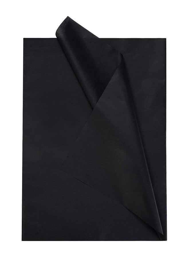 Wish 50 Sheets Black Tissue Paper Gift Wrapping DIY Tissues 50 * 75cm…17 Grams,Acid Free for A Variety Of Craft, Art and Paper Projects,T-Shirt Wrap - Image 1