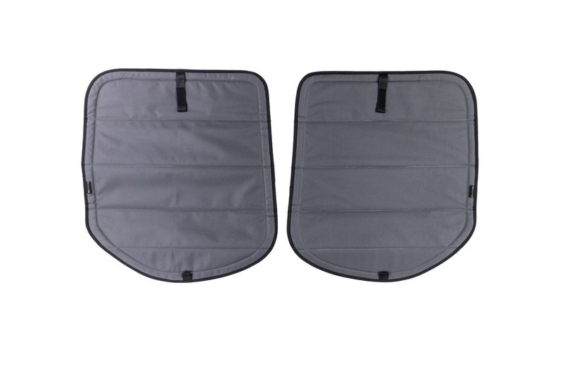 VanEssential Insulated Magnetic Blackout Rear Door Full Plastic Window Covers (Pair) Designed for Mercedes-Benz VS30 (Van Years 2019 to Current) - Charcoal Gray - Image 1