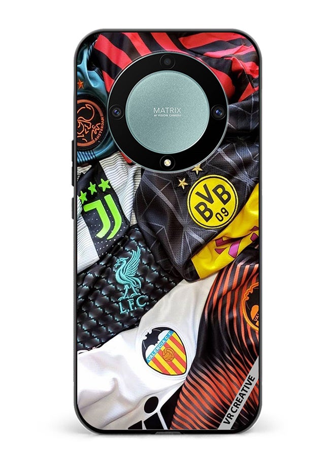 VR CREATIVE Protective Case Cover For Honor X9b Fabric Design Multicolour - Image 1