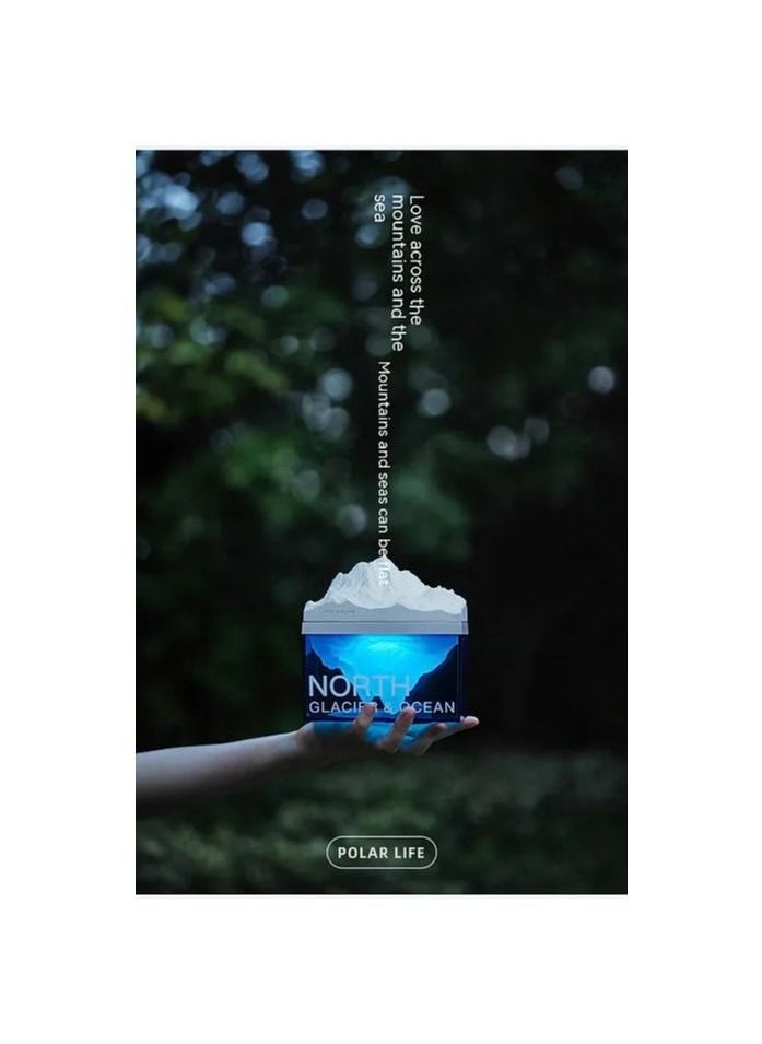 Generic - Bluetooth Speaker Night Light with Glacier Aromatherapy Atmosphere - Image 1